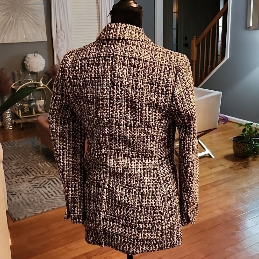 Bcbgmaxazria tweed blazer sz xs - Picture 6 of 8